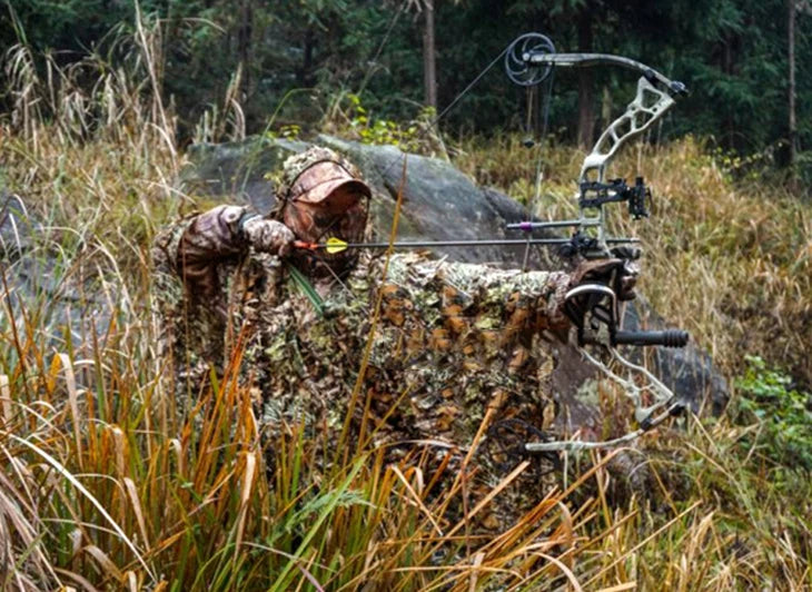 Men Women Kids Ghillie Suit Hunter Camouflage Clothes robe hunting clothes gilly suit Jungle Leave Clothing Hunting Suit