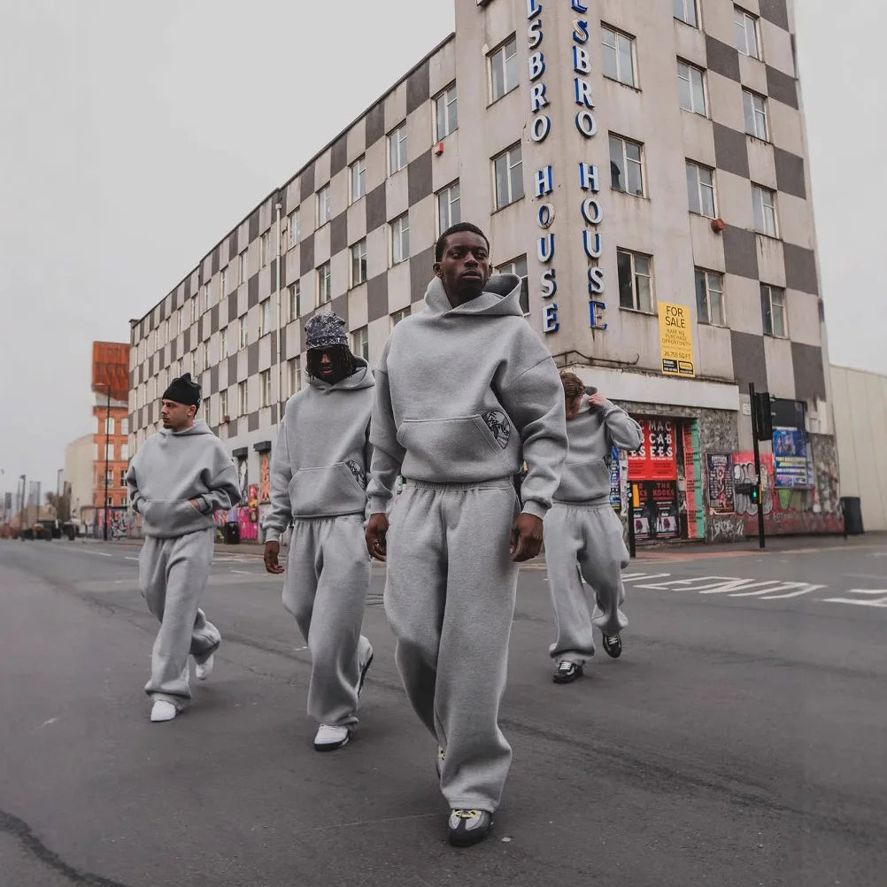 2025 New Hoodie Fashion Street Style Versatile Personalized Embroidery Hoodie Men's and Women's Casual Hoodie Pants