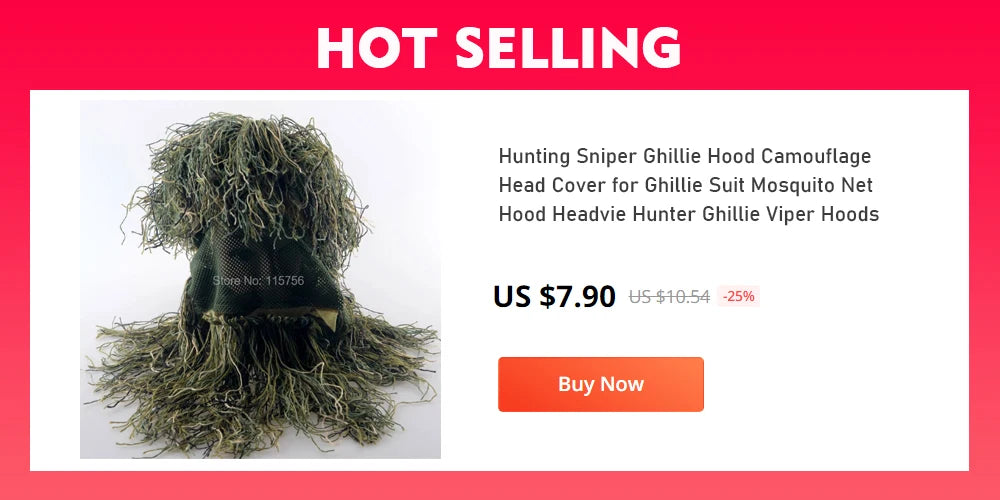 Men Women Kids Ghillie Suit Hunter Camouflage Clothes robe hunting clothes gilly suit Jungle Leave Clothing Hunting Suit