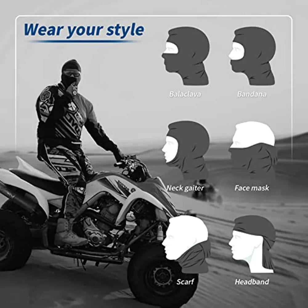 Shiesty Balaclava Face Mask Rap Balaclava Summer Cooling Neck Gaiter, UV Protector Motorcycle Ski Scarf for Men Women