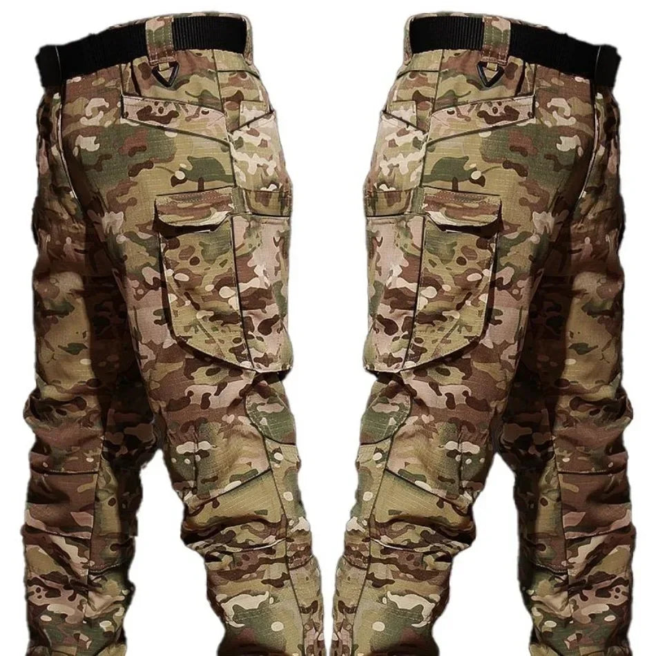 Outdoor Camo Suits Tactical Uniform Training Sets Work Wear Cargo Pants Tactic Army Combat Shirts Hunting Clothes Wear-resisting