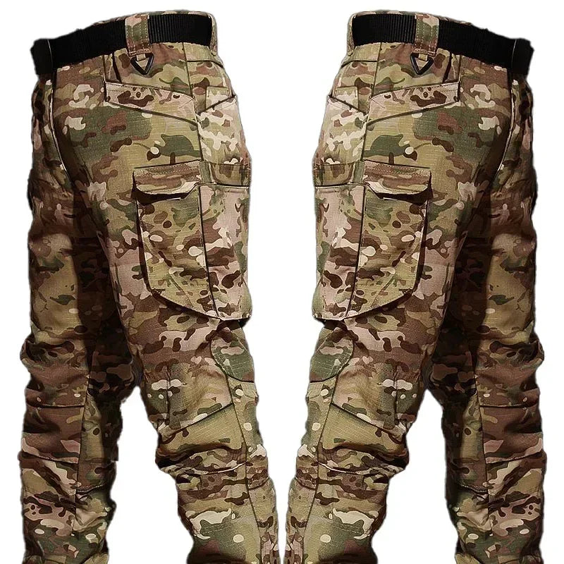 Outdoor Camo Suits Tactical Uniform Training Sets Work Wear Cargo Pants Tactic Army Combat Shirts Hunting Clothes Wear-resisting