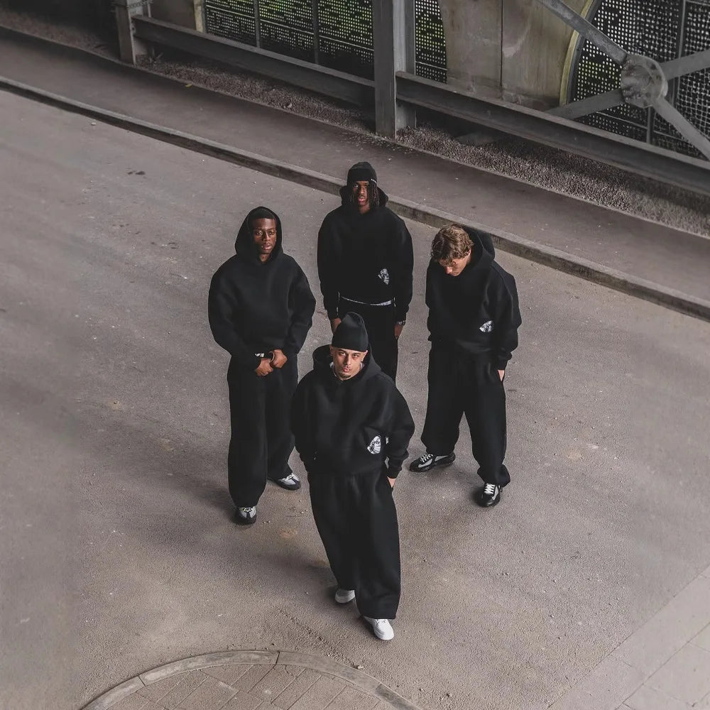 2025 New Hoodie Fashion Street Style Versatile Personalized Embroidery Hoodie Men's and Women's Casual Hoodie Pants