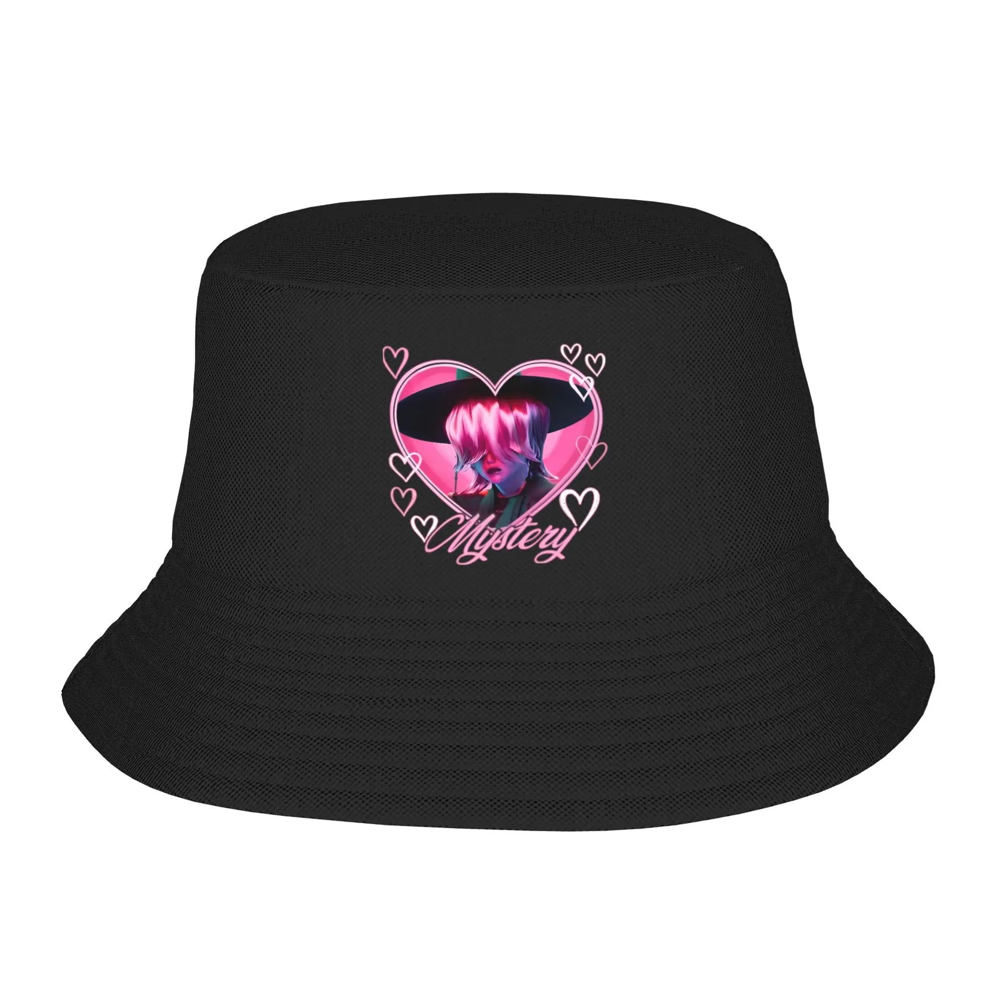 Huntrix KPop Demon Hunters Logo Bucket Hat Summer Beach Vacation Getaway Headwear Merch Fisherman Caps for Woman Panamka