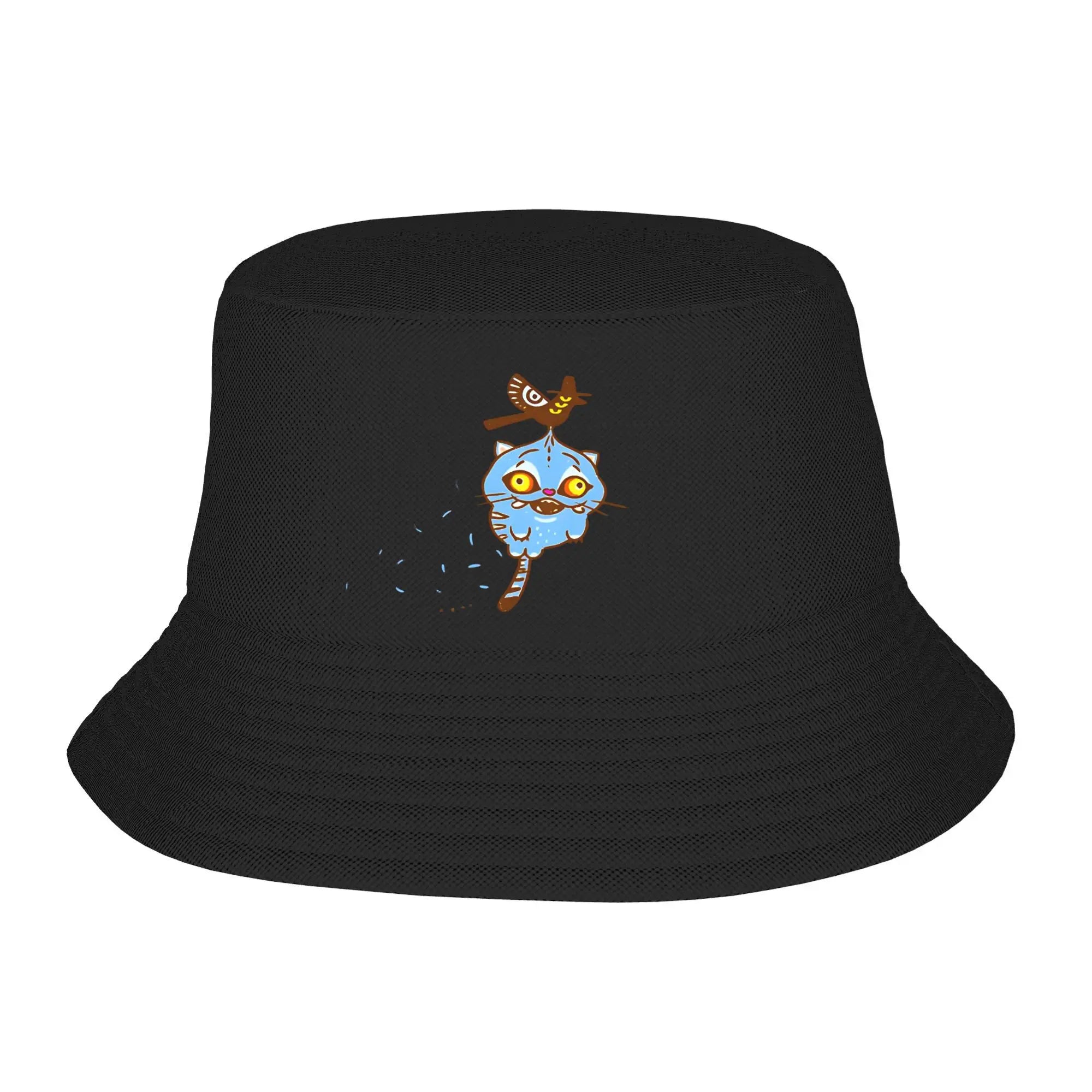 Huntrix KPop Demon Hunters Logo Bucket Hat Summer Beach Vacation Getaway Headwear Merch Fisherman Caps for Woman Panamka