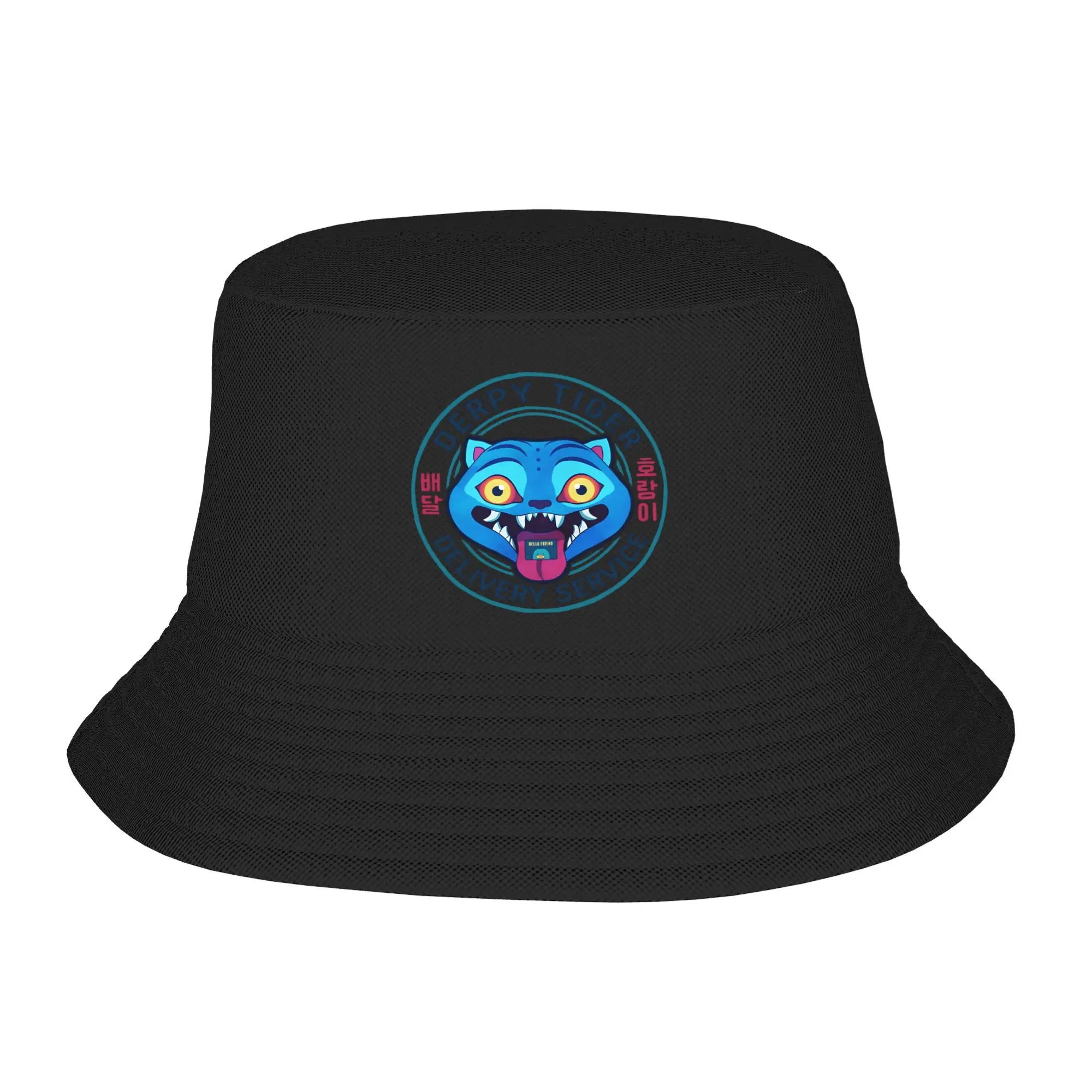 Huntrix KPop Demon Hunters Logo Bucket Hat Summer Beach Vacation Getaway Headwear Merch Fisherman Caps for Woman Panamka