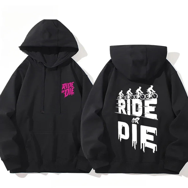 MucOff Ride or Die sweatshirt cotton hooded for both men and women Fans Essentials Autumn and Winter hooded sweater je