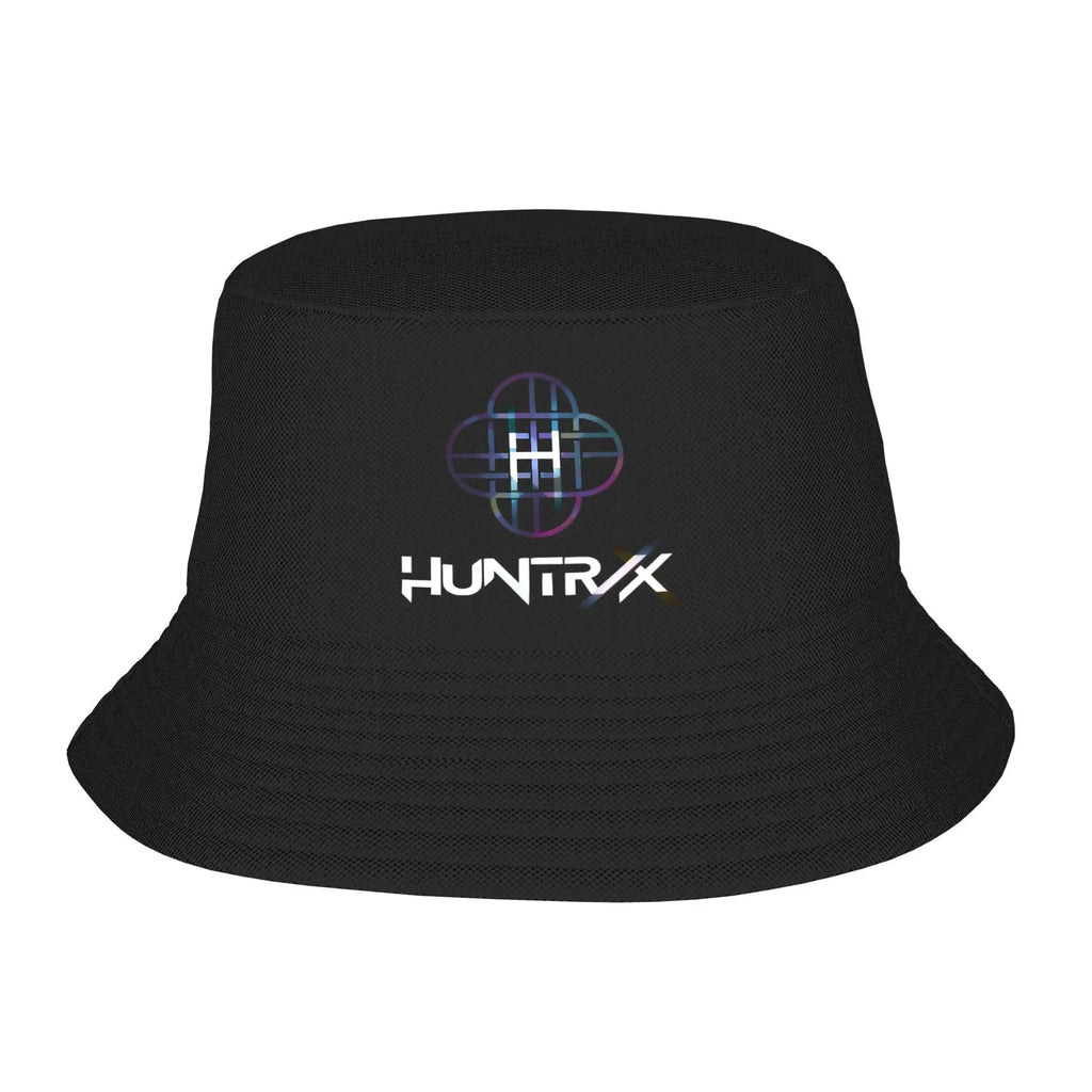 Huntrix KPop Demon Hunters Logo Bucket Hat Summer Beach Vacation Getaway Headwear Merch Fisherman Caps for Woman Panamka