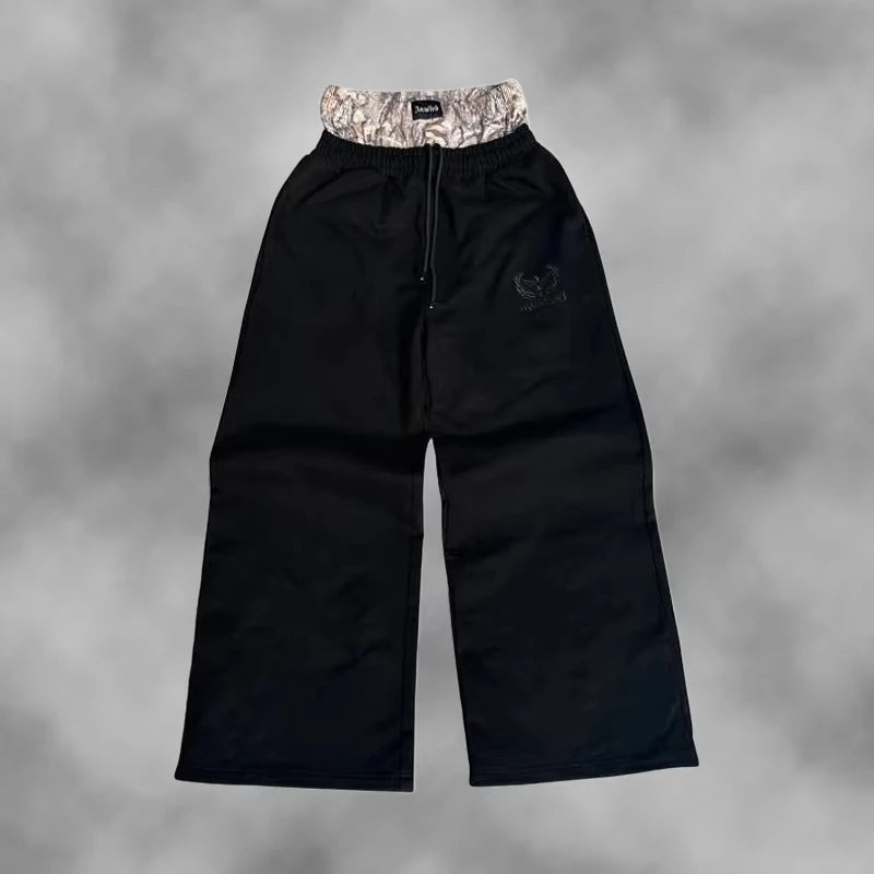 Y2K Retro zip up Hoodie Men Camouflage Pattern Pant Sweatshirt High Street Hip Hop Streetwear Oversized Unisex Jeans Camo Hoodie