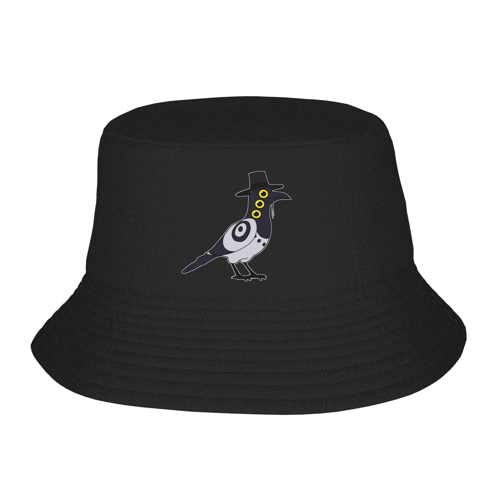 Huntrix KPop Demon Hunters Logo Bucket Hat Summer Beach Vacation Getaway Headwear Merch Fisherman Caps for Woman Panamka