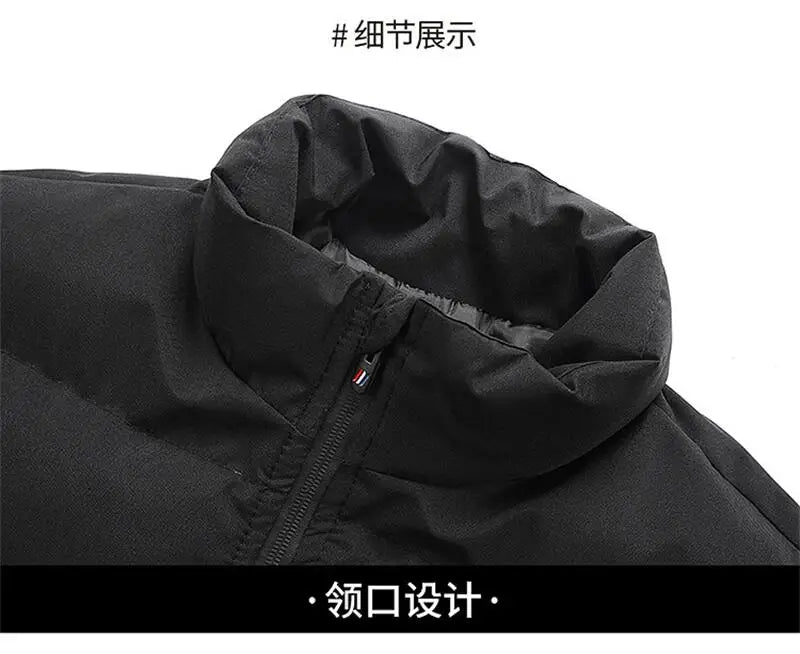 Winter Coats Men 2026 New Thick Warm Parkas Puffer Jackets Bomber Jackets Fashion Waterproof Designer Luxury Men Down Jackets