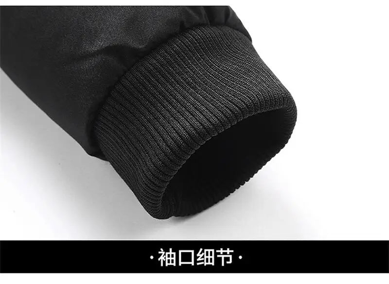 Winter Coats Men 2026 New Thick Warm Parkas Puffer Jackets Bomber Jackets Fashion Waterproof Designer Luxury Men Down Jackets