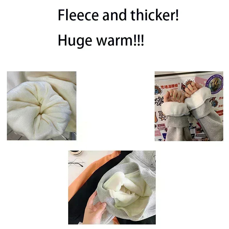 Y2K Man Clothing Daily Casual Fashion Personality Long Sleeve Hooded Advanced Classic Popular Solid Pattern Female Pullover