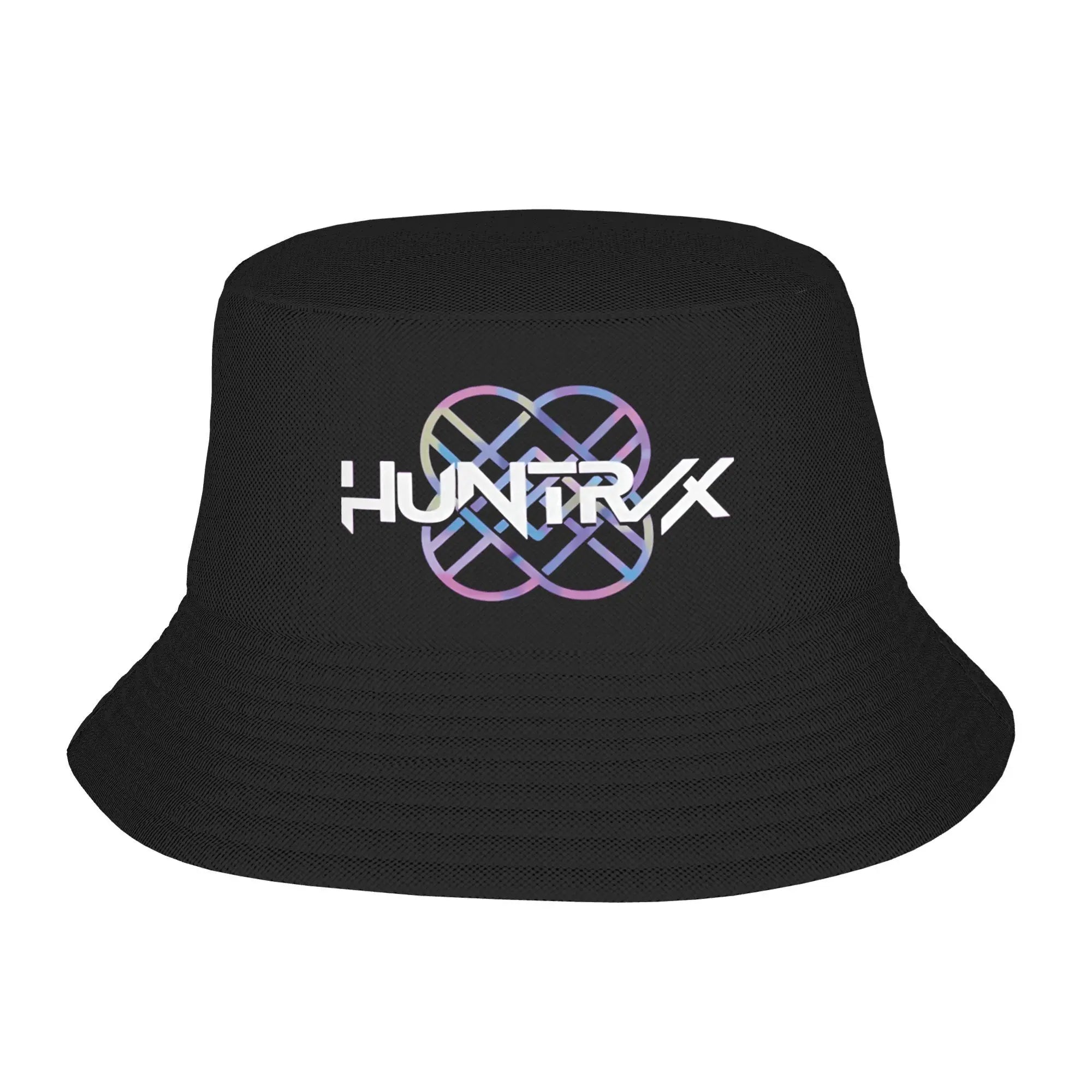 Huntrix KPop Demon Hunters Logo Bucket Hat Summer Beach Vacation Getaway Headwear Merch Fisherman Caps for Woman Panamka