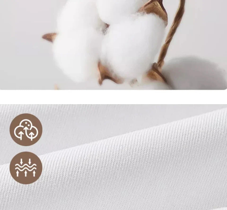 100% pure cotton summer high-end brand men's short sleeve round neck fashionable style half sleeved top breathable T-shirt