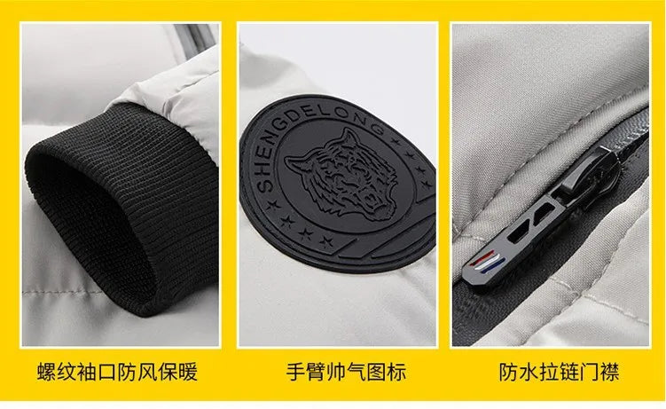 Winter Coats Men 2026 New Thick Warm Parkas Puffer Jackets Bomber Jackets Fashion Waterproof Designer Luxury Men Down Jackets